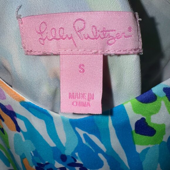 Lilly Pulitzer Deanna Maxi Dress in Sea Soiree Print- Size Small - Picture 4 of 4